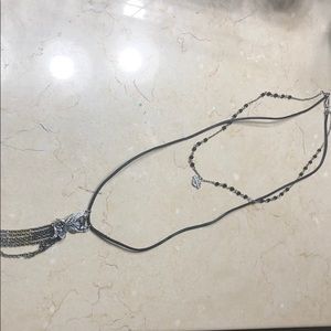 Harley necklace and hoops